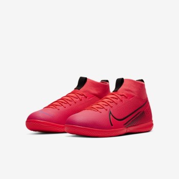 Nike Jr. Mercurial Superfly 7 Academy IC - Nagyobb Gyerek Focicipő - Piros/Piros/Fekete